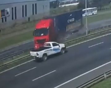 El trágico accidente en Panamericana: video del violento impacto frontal