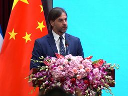 El presidente Luis Lacalle Pou destacó la confianza en las relaciones en Uruguay y China. El presidente Luis Lacalle Pou destacó la confianza en las relaciones en Uruguay y China.