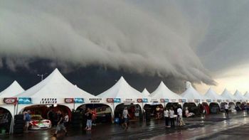 El autódromo de Entre Ríos, bajo un temporal El autódromo de Entre Ríos, bajo un temporal
