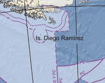 Cancillería presentó queja por un mapa de la Armada chilena que proyecta sobre territorio argentino