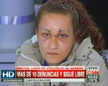 Solidaridad en Facebook con la mujer golpeada por su pareja