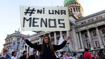 Movilización de mujeres #NiUnaMenos. Imagen de archivo Movilización de mujeres #NiUnaMenos. Imagen de archivo