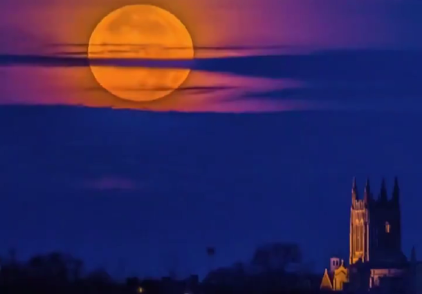 El increíble video que muestra el paso de la Superluna