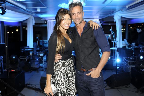 Catherine Fulop y Osvaldo Sabatini en el Crucero de los Enamorados de Vale presentado por Banco Provincia