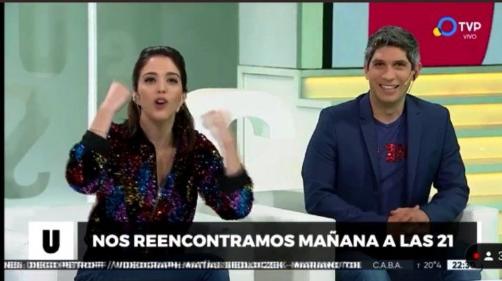 La euforia de Luli Trujillo por el triunfo de Huracán ante San Lorenzo