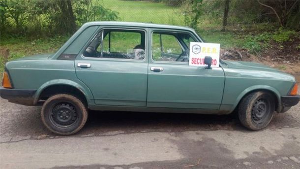 Fiat 128 secuestrado por la Policía de Entre Ríos