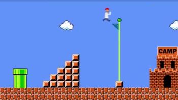 escandalo: un disenador hizo una version del super mario, pero con refugiados escandalo: un disenador hizo una version del super mario, pero con refugiados