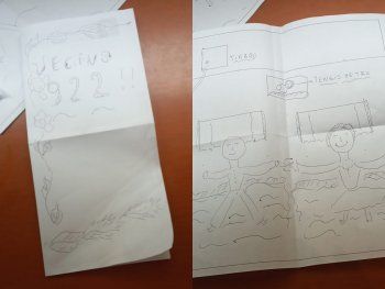 Dos abuelos están internados en el mismo lugar pero no pueden verse y se mandan cartas