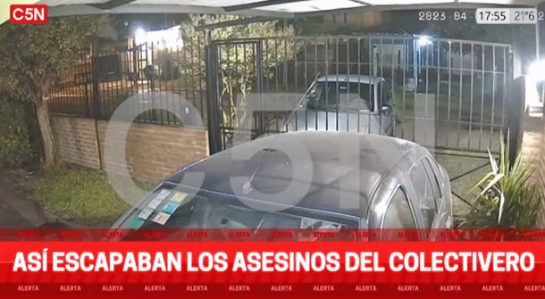 VIDEO: Así escaparon los asesinos del colectivero