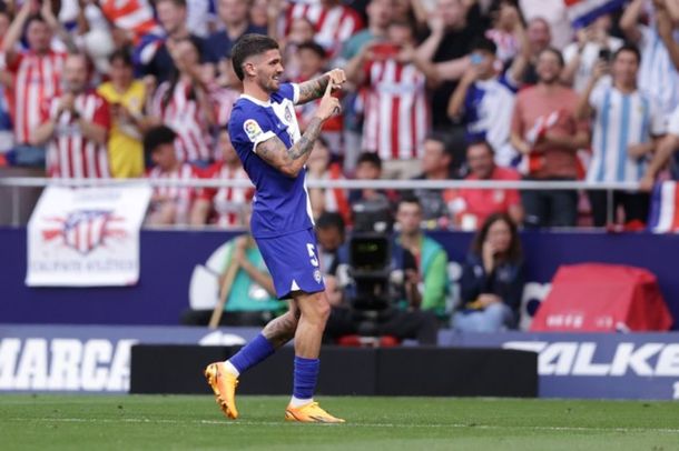 De Paul marcó para el Atlético Madrid y rompió una racha negativa de seis meses