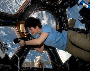 La historia de la astronauta italiana
