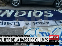 Cayó el jefe de la barra de Quilmes, acusado por narcotráfico Cayó el jefe de la barra de Quilmes, acusado por narcotráfico