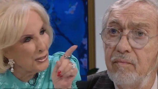 Mirá mi dedito: el fuerte reproche de Mirtha Legrand que dejó casi mudo a Luis Brandoni