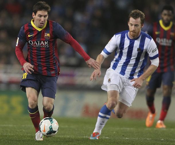 Messi rompió una nueva marca pero Barcelona perdió la punta