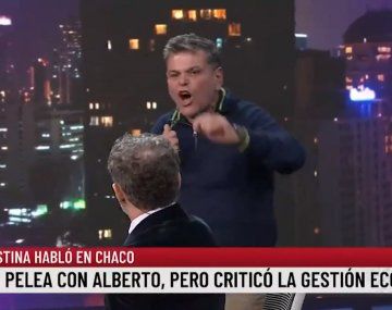 Alfredo Casero se contradijo en menos de un minuto durante la pelea con Majul