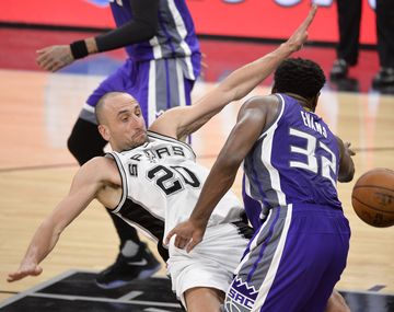 Ginóbili brilló y fue el goleador en un nuevo triunfo de San Antonio Spurs