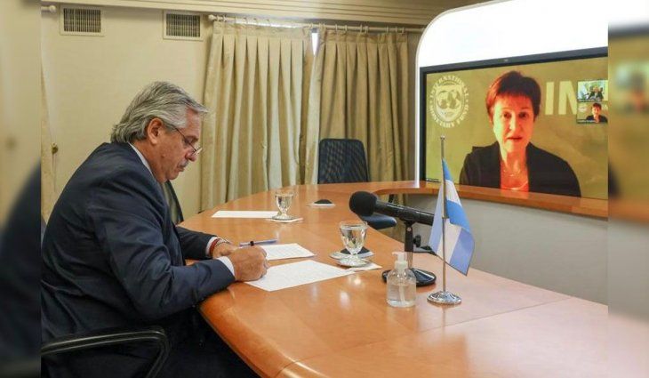 Alberto Fernández habló de la negociación con el FMI y del rechazo al Presupuesto: qué dijo