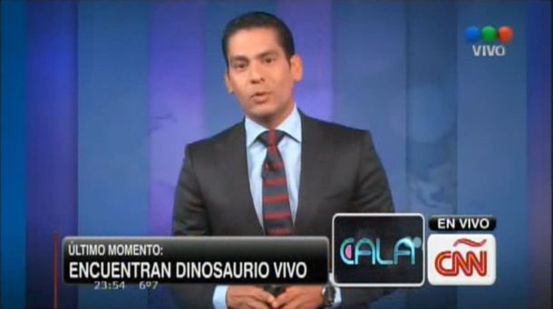 CNN hizo una parodia sobre los dinosaurios vivos a Susana Giménez