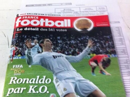 se filtra la tapa del ganador del balon de oro: seria ronaldo se filtra la tapa del ganador del balon de oro: seria ronaldo