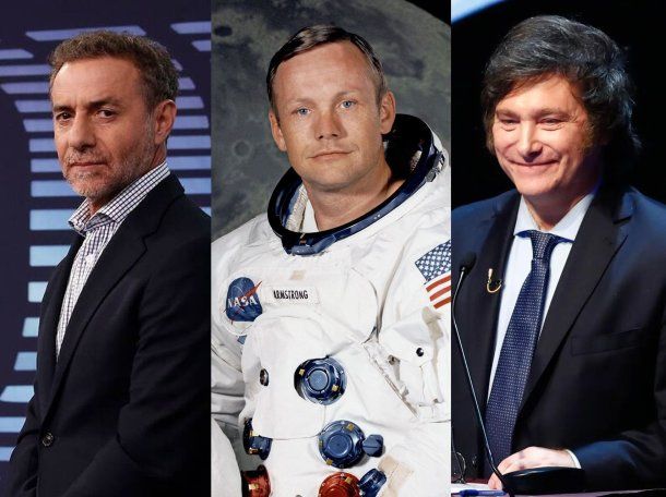 La burrada de Luis Majul sobre el primer hombre que pisó la Luna en la entrevista a Javier Milei: qué dijo