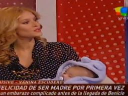 Vanina Escudero presentó a su hijo Benicio: Es igual a Waldo