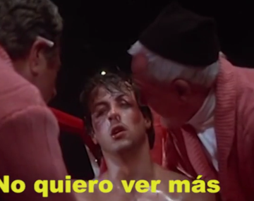 VIDEO: el sciolismo se ríe de Massa y su interpretación del Rocky golpeado
