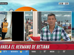 Qué dijo el hermano de Betiana Rossi tras su aparición