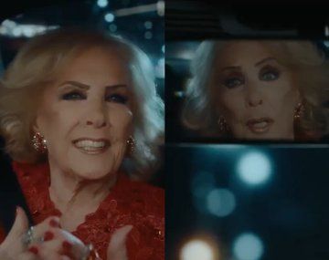 Mirtha Legrand, en una publicidad a sus 98 años.