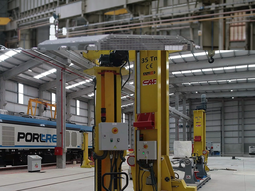 Continúan las obras del Ferrocarril Central y este lunes se produjo un avance clave para una obra en el Uruguay. Continúan las obras del Ferrocarril Central y este lunes se produjo un avance clave para una obra en el Uruguay.