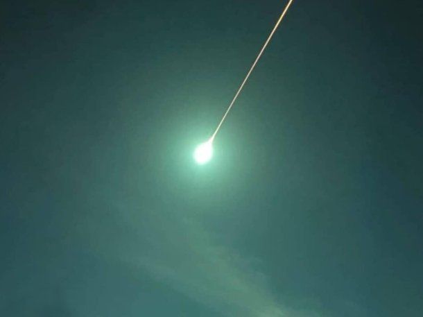Un meteorito atravesó el cielo de Buenos Aires.