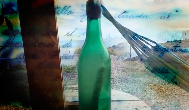 De película: encontró un mensaje en una botella en la playa escrito hace 44 años