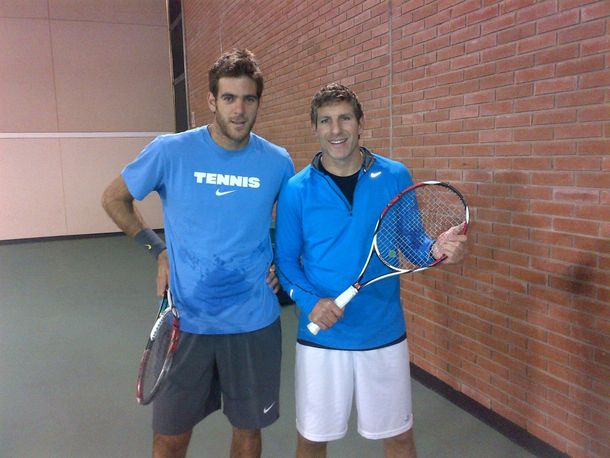 Del Potro prepara su vuelta con un rival especial