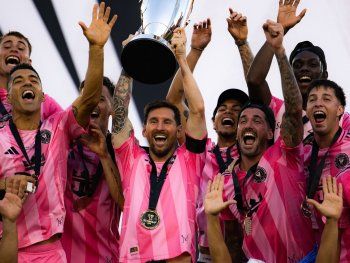 Lionel Messi y Rodrigo de Paul, campeones con Inter Miami.