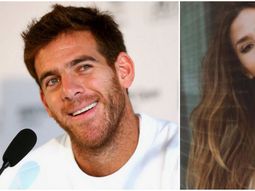 Juan Martín del Potro y Jimena Barón, juntos. Juan Martín del Potro y Jimena Barón, juntos.