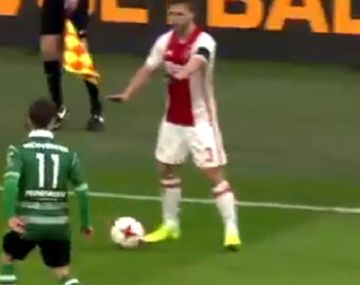 Veltman se aprovechó de manera insólita de la situación
