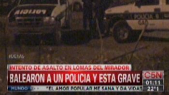 un policia resulto herido en un intento de asalto en lomas del mirador un policia resulto herido en un intento de asalto en lomas del mirador