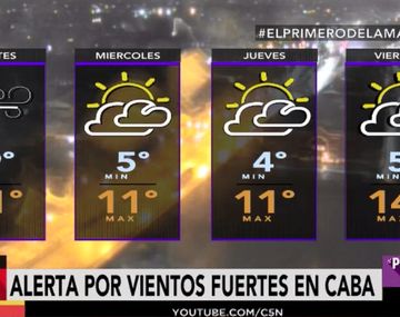 Se viene un ciclón con vientos de hasta 70 kilómetros por hora