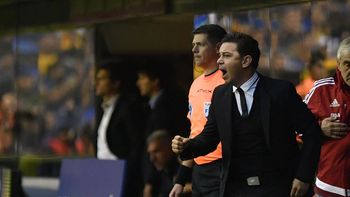 El DT de River, Marcelo Gallardo, eufórico tras la victoria en el Superclásico El DT de River, Marcelo Gallardo, eufórico tras la victoria en el Superclásico