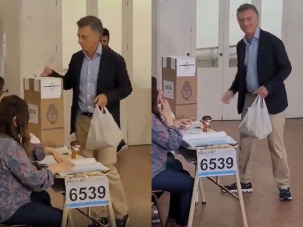 Mauricio Macri protagonizó un insólito hecho con una bolsa de facturas