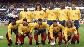 Selección Colombia de 1993 el día del 5 a 0 a la Argentina Selección Colombia de 1993 el día del 5 a 0 a la Argentina