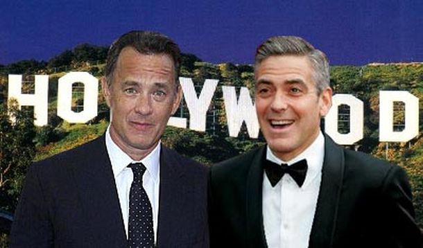 Hanks y Clooney