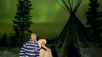 maria becerra y j rei cumplieron un sueno en finlandia: vivieron de cerca las auroras boreales maria becerra y j rei cumplieron un sueno en finlandia: vivieron de cerca las auroras boreales