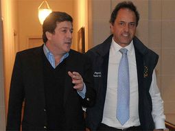Gabriel Mariotto y Daniel Scioli Gabriel Mariotto y Daniel Scioli