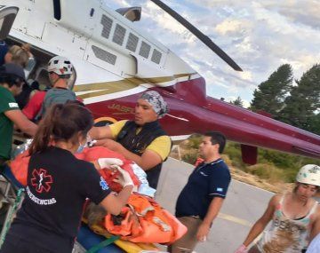 Tenso momento: una pareja fue arrastrada por un alud en Bariloche