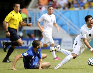 Mirá el gol de Uruguay vs. Italia