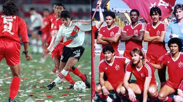 River ganó sus dos finales de Copa ante equipos colombianos