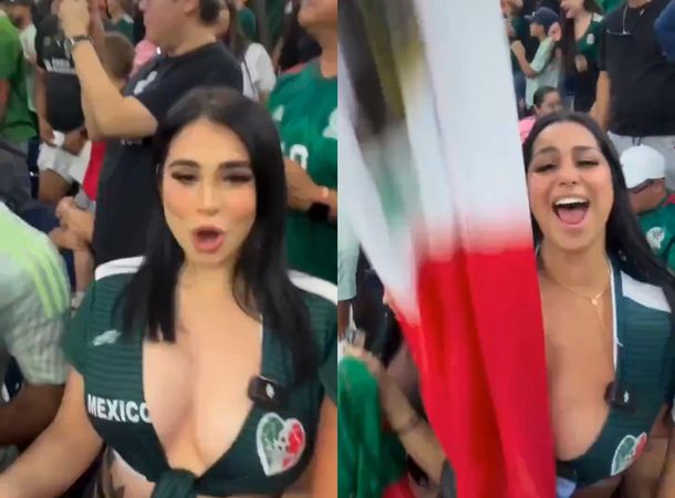 La verdad del video viral en el Mundial 2026 de las hinchas de México con escote al borde de la censura