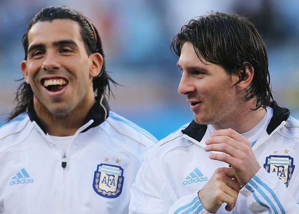 Cuando Messi y Tevez se divertían juntos en la Selección