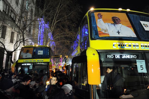 Más de 40 mil argentinos viajan a Río de Janeiro a ver al Papa