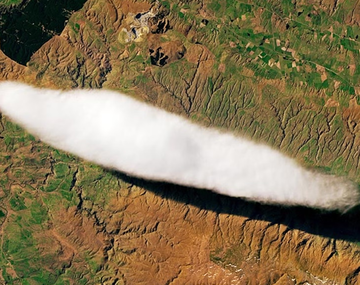 La extraña nube que no se mueve que llamó la atención de la NASA